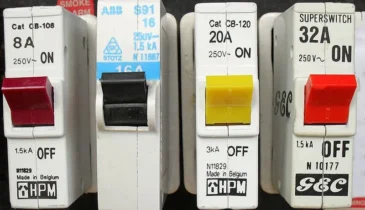 A Tripping Circuit Breaker